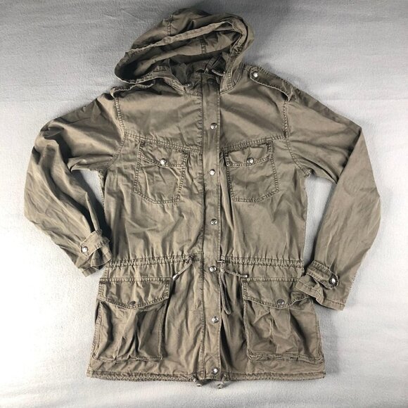 Buffalo David Bitton Anorack Army Field Jacket, Utility, Military Basics - Picture 1 of 9